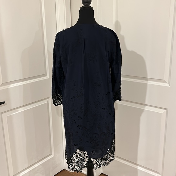 T Tahari Amanda Embroidered Dress NWOT - Picture 8 of 12